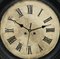 19th Century French Steel Wall Clock with New Movement and Roman Numerals, 1880s, Image 12