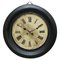 19th Century French Steel Wall Clock with New Movement and Roman Numerals, 1880s 1
