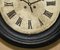 Reloj de pared francés de acero con nuevo movimiento y números romanos, siglo XIX, década de 1880, Imagen 8