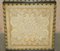 Französischer bestickter gepolsterter Leinenkoffer, 1880er 6