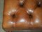 Leather Chesterfield Footstool from Ralph Lauren, Image 13