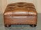 Leather Chesterfield Footstool from Ralph Lauren, Image 15