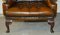 Poltrone Chesterfield Wingback in pelle marrone di William Morris, set di 2, Immagine 8