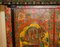 Vintage Chinese Red Dragons Painted Pagoda Top Wardrobe with Drawers, Image 5