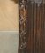 Jacobean Linen Fold Carved Zinc Lined Astral Glazed Bookcase, Image 9