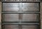 Jacobean Linen Fold Carved Zinc Lined Astral Glazed Bookcase 14