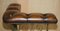 Antique Club Fender with Brown Leather Chesterfield Seats 5