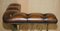 Antique Club Fender with Brown Leather Chesterfield Seats, Image 5