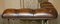 Antique Club Fender with Brown Leather Chesterfield Seats, Image 18