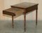 English Country House Oak Single Drawer Side Table, 1940s, Image 16