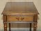 English Country House Oak Single Drawer Side Table, 1940s 4