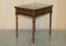 English Country House Oak Single Drawer Side Table, 1940s 2