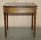English Country House Oak Single Drawer Side Table, 1940s 13