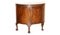 Geflammtes Hartholz Demi Lune Sideboard, 1900er 1