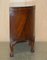 Flamed Hardwood Claw & Ball Foot Demi Lune Sideboard, 1900s, Image 16