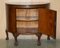 Flamed Hardwood Claw & Ball Foot Demi Lune Sideboard, 1900s 19