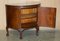 Geflammtes Hartholz Demi Lune Sideboard, 1900er 18