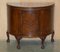 Flamed Hardwood Claw & Ball Foot Demi Lune Sideboard, 1900s, Image 3