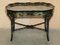 Regency Hand Painted Paper Mache Removeable Top Tray Serving Table, 1810s 3