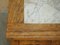 Laburnum Oyster Wood Marble Topped Food Preparation Table, Image 14