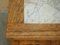 Mesa de preparación de alimentos con superficie de mármol y madera de ostra de Laburnum, Imagen 14