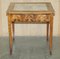 Laburnum Oyster Wood Marble Topped Food Preparation Table, Image 3