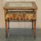 Laburnum Oyster Wood Marble Topped Food Preparation Table 18