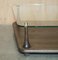 Glass & Seared Oak Two Tier Coffee Table, Image 4