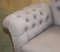 Grey Butterfly Chesterfield Armchair, Image 14