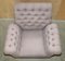 Grey Butterfly Chesterfield Armchair, Image 13