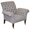 Grey Butterfly Chesterfield Armchair, Image 1