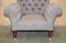 Grey Butterfly Chesterfield Armchair 6