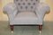Grey Butterfly Chesterfield Armchair, Image 6