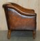 Brown Leather Armchairs from George Smith, Set of 2 11