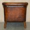 Brown Leather Armchairs from George Smith, Set of 2, Image 12