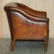 Brown Leather Armchairs from George Smith, Set of 2 16