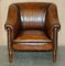 Brown Leather Armchairs from George Smith, Set of 2, Image 14