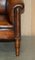 Brown Leather Armchairs from George Smith, Set of 2 7