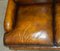 Brown Leather Signature Scroll Sofa by George Smith for Howard & Sons, Image 16