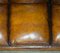 Sofá Scroll de cuero marrón de George Smith para Howard & Sons, Imagen 17