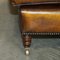 Brown Leather Signature Scroll Sofa by George Smith for Howard & Sons, Image 7