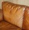 Vintage Mid-Century Modern Brown Leather Sofa from Roche Bobois 4