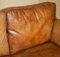 Vintage Mid-Century Modern Brown Leather Sofa from Roche Bobois, Image 11