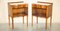 Tavolini Serpentine in legno duro, anni '20, set di 2, Immagine 2