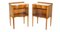 Tavolini Serpentine in legno duro, anni '20, set di 2, Immagine 1