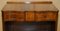 Serpentine Fronted Flamed Hardwood Side Tables, 1920s, Set of 2, Image 5