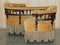 Sofá de conversación Tete a Tete victoriano con estructura ebonizada, Imagen 11
