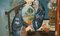 Artista chino, Retratos ancestrales, Vidrio pintado a mano. Juego de 2, Imagen 20