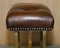 English Club Fender with Brown Leather Chesterfield Seats 12