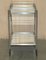 Art Deco French Mirrored Glass Chrome Tea Cake Trolly, 1920s 12